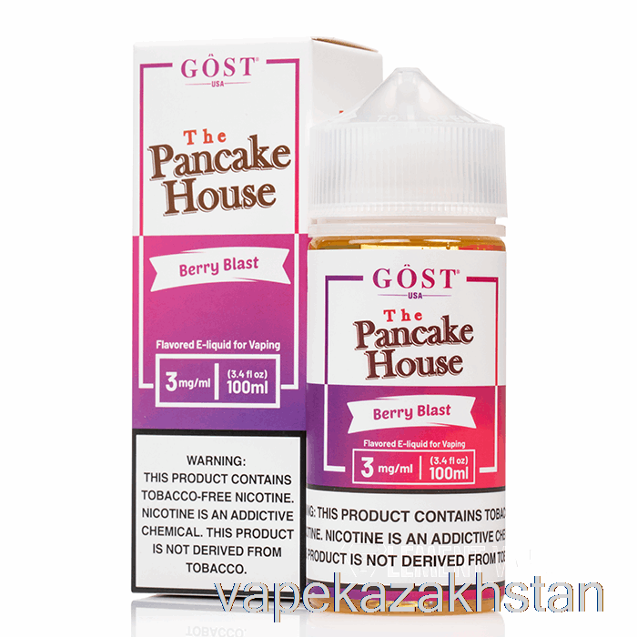 Vape Disposable Berry Blast - The Pancake House - GOST Vapor - 100mL 0mg